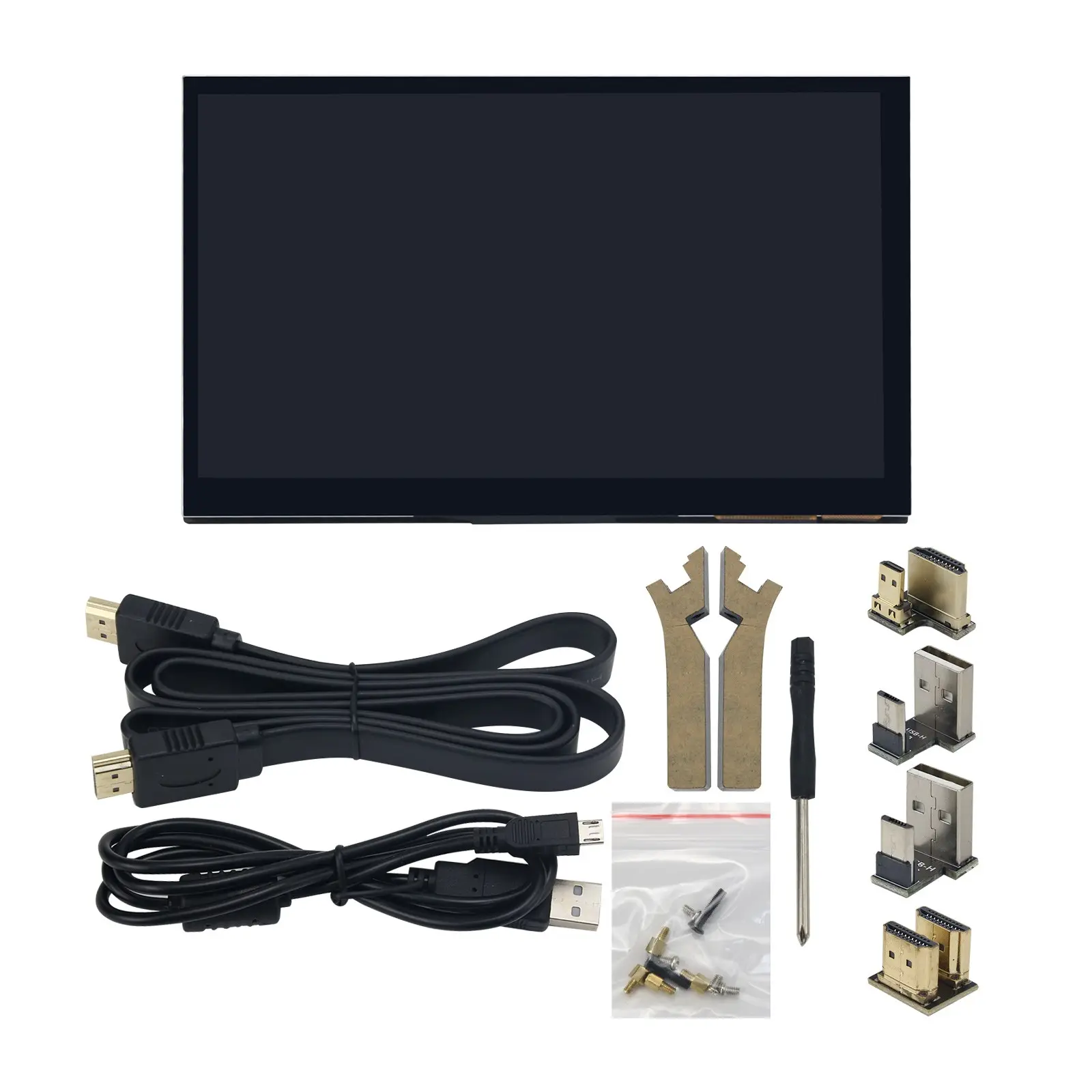 7 Inch 1024x600 Capacitive Touch Screen Drive-free Secondary Screen Display-H for Raspberry Pi