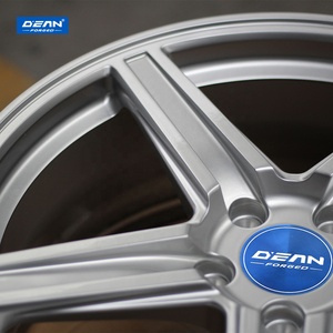 Para <span class=keywords><strong>Odyssey</strong></span> DEAN DP065, Nuevas Llantas de Aleación de Aluminio Forjado 6061 Plateadas de 19 Pulgadas y Cinco Radios, 17-26 Pulgadas, 5x100/105/108/112/114.3/120/130 - Product Image 4