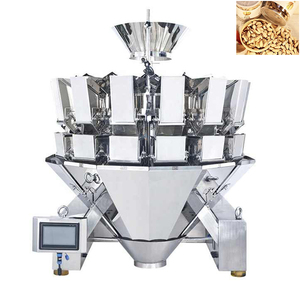 Maíz maíz frijoles nueces 10 cabezas multicabezal combinación pesadora automática pesaje llenado máquina de embalaje - Product Image 3