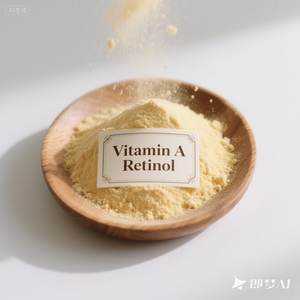 CAS 68-26-8 <span class=keywords><strong>Vitamin</strong></span> a <span class=keywords><strong>Retinol</strong></span> kozmetik/gıda sınıfı cilt bakımı takviyeleri için % 99.9% saf sarı/beyaz toz - Product Image 3