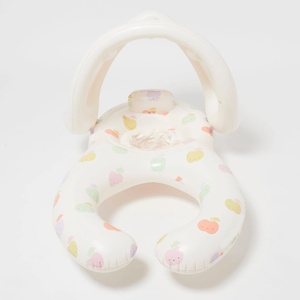 Flotador Inflable para Bebés con Asiento, Anillo de Natación con Toldo Removible para Bebé y Mamá - Product Image 3