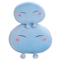 Nouveauté peluche slime Anime Tensei Shitara chauffe-mains peluche poupée oreillers slime Datta Ken Tempest Rimuru coussin