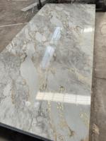 Panneau mural en PVC écologique effet marbre UV 3 mm avec service de découpe pour la décoration intérieure