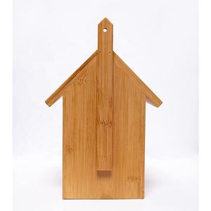 Massief Quadrate Bamboe Vogelhuisje & Nestkast 32Mm Gat Winddicht Huisdier Huis Voor Vogels - Product Image 2