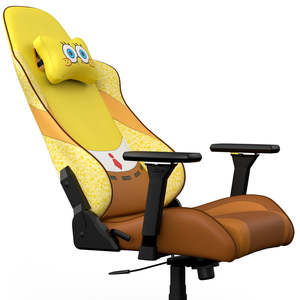 Best Sale Luxurious Cartoon Sponge <strong>bob</strong> Comfortable Faux Leather USB Massage Cadeira Gamer Video Computer Chair Kids Gaming Chair - Product Image 4