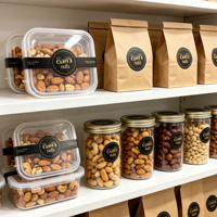 Étiquettes d'étanchéité OEM Premium en feuille d'or noir, autocollants inviolables personnalisés pour l'emballage alimentaire, les collations et les boîtes cadeaux