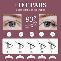 Lifting des cils à la kératine avec logo personnalisé professionnel, kit de lifting des cils, ensemble de kit de lifting des cils avec marque privée