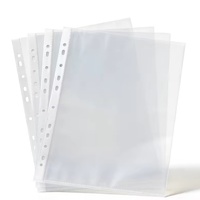 Carpeta de Archivo Transparente con 11 Orificios, Reforzada con PVC Magnético, Tamaño Carta A4, Duradera, Gran Venta 2026