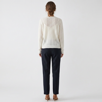 Cardigan en cachemire pour femme, col en V, tricoté, de qualité supérieure, décontracté, très tendance