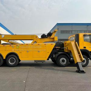 Nouveau camion de remorquage à carburant diesel de 30 tonnes camion de remorquage véhicule de sauvetage en panne dépanneuses dépanneuses avec grue à vendre - Product Image 5
