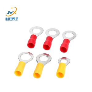 Meilleur <span class=keywords><strong>prix</strong></span> pour les bornes annulaires isolées, connecteurs de câbles électriques, bornes à fourche en cuivre à sertir, 300V, 22-16 AWG - Product Image 3