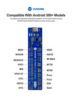 Carte d'activation de charge rapide de batterie Android Sunshine SS-904A SE pour 500 modèles de téléphones mobiles