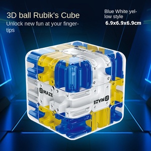 Puzzle Cube 3D Hot3D, jeu de <span class=keywords><strong>labyrinthe</strong></span> d'entraînement cérébral, 4 pouces, correspondance des couleurs, rotation fluide, jouet éducatif pour les enfants de 12 ans et plus, famille - Product Image 2