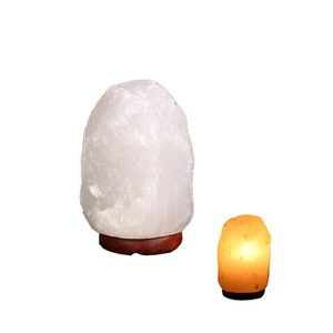 Natural Himalayan Carved White <b>Salt</b> <b>Lamp</b> with Cord & <b>Bulb</b> Flower Style Home Decoration Whole Sale Price Available - Product Image 6
