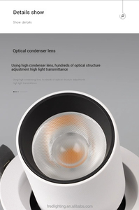 Plafonniers LED COB anti-éblouissement encastrés pour salon, éclairage mural <span class=keywords><strong>sans</strong></span> éclairage principal - Product Image 4