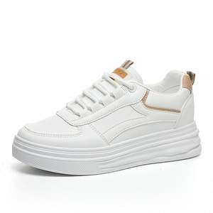 W1763 <span class=keywords><strong>Chaussures</strong></span> de sport décontractées légères à fond plat pour femmes, imperméables avec planche intérieure surélevée pour l'automne, l'été et le printemps. - Product Image 2