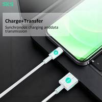 Cable de Carga Tipo C de 60W, Cable de Carga Rápida USB a USB C para Teléfono Móvil