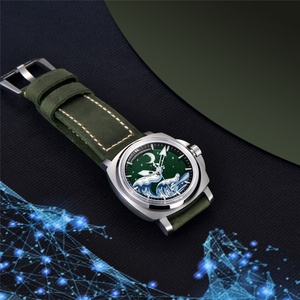 Montre automatique mécanique PAGANI DESIGN NH35A YS014, montre à carte des vagues, saphir, étanche, acier inoxydable, pour homme - Product Image 5