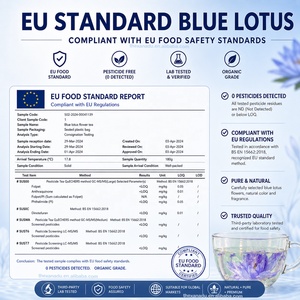 Tisana di Loto Blu Sfuso Erboristico Fumabile Naturale, Fiore Intero di Loto di Alta Qualità Nymphaea Caerulea da Giardino di Proprietà, Standard Alimentare UE - Product Image 2