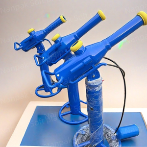 Cañón de Aire para Área de Juegos Interior, Lanzador de Bolas de Espuma Suave, Pistola de Juguete para Disparar Bolas Balísticas, Bláster para Niños, Área de Juegos con Piscina de Bolas en Venta - Product Image 4