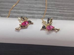 SongYi élégant nouvelle mode mignon Animal élégant gland petit oiseau goutte longues boucles d'oreilles suspendues - Product Image 5