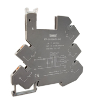 Vente directe usine – Module relais DIN Rail ultra-plat 6,2 mm 24 VCC, relais d'interface PLC pour armoire de contrôle industrielle