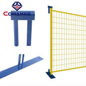 Bas prix à vendre Panneaux de clôture temporaires de chantier de construction canadiens galvanisés soudés portatifs d'extérieur de haute qualité - Product Image 3