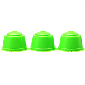 Nouvelle conception, 3 capsules de café réutilisables blanches <span class=keywords><strong>Dolce</strong></span> <span class=keywords><strong>Gusto</strong></span>, portables, recyclables, en matériau PP, certifiées CE - Product Image 4