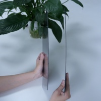 Vente en gros d'usine, feuille de plastique ABS brillante de couleur personnalisée, feuille ABS noire brillante