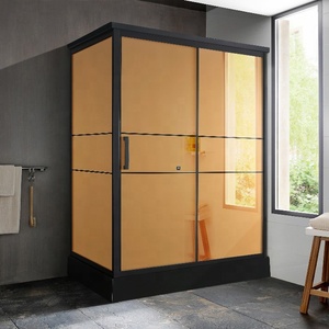 Juego de Accesorios para Baño en Acrílico ABS Blanco y Negro, con Lavabo y Ducha - Product Image 6