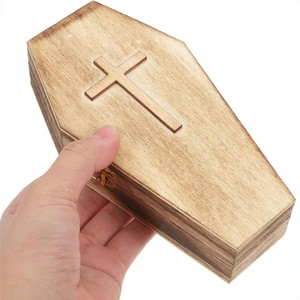 Cross-border wooden cross storage box, creative desktop <b>gift</b> box, portable jewelry storage box, simple and <b>retro</b> style - Product Image 1