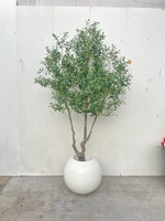 Prix d'usine, taille personnalisée, 2,3 mètres, olivier artificiel en plastique pour intérieur, bonsaï, plante artificielle de haute qualité, anniversaire, maison