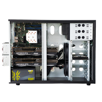 Offre Spéciale pleine tour NAS boîtier d'ordinateur prise en charge ITX MATX ATX EATX 5 baies échange à chaud pour châssis de serveur CD-ROM 8 emplacements PCI