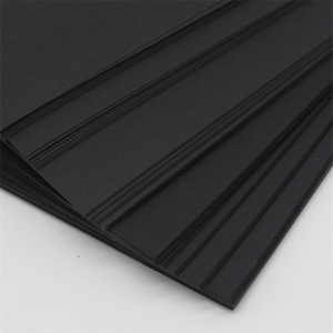 Muestras Gratis de Papel Kraft Negro en Rollo Jumbo, Papel Negro Intenso de 110gsm-180gsm, Papel Negro de Doble Cara para la Escuela - Product Image 2