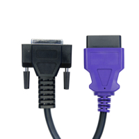 Cable de Diagnóstico para Camiones Cummins Diesel 6, Conector de Escáner OBD2 de 16 Pines, Adaptador J1939 J1708 de Servicio Pesado, Cable de 12V, Disponible en Stock