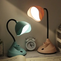 Lampe de Chevet Décorative USB Pliable à Thème Dessin Animé, Lampe de Bureau Simple, Lampe de Lecture Anti-Fatigue Oculaire – Offre Spéciale