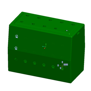 ODM OEM 塑料工厂定制旋转成型 LDPE 旋转成型环保户外用宠物笼坚固大型狗舍 - Product Image 4