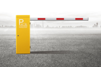Barrière de stationnement automatique à levage rapide (3-6s) avec moteur DC sans balais, déverrouillage manuel et marche arrière anti-collision