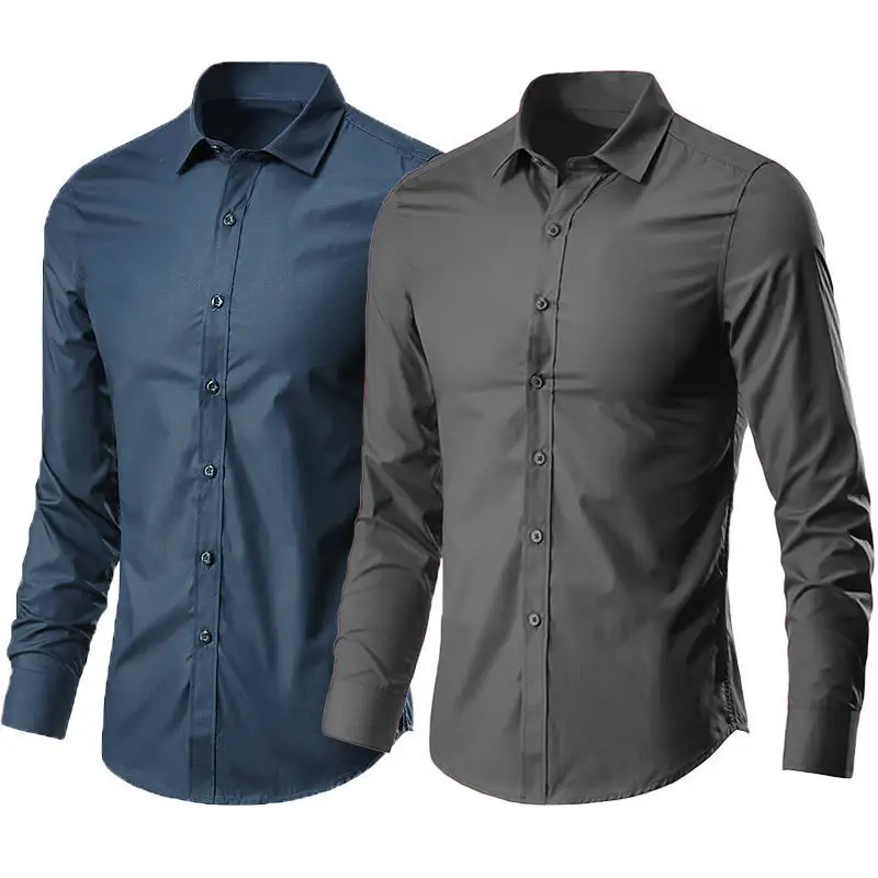 Groothandel 2023 Lente Heren Casual Heren Casual Lange Mouwen Kwaliteit Shirt Casual Mannen Man Fashion Design Leverancier Shirt