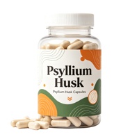 Capsules de Psyllium Certifiées – Complément de Fibres Végétales pour la Digestion et le Soutien Intestinal – Nettoyant Détoxifiant OEM/Marque Privée