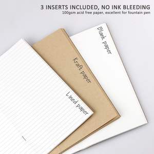 <span class=keywords><strong>Livre</strong></span> de couverture en cuir PU avec bande élastique Journal en cuir PU A6 Journal d'écriture - Product Image 6