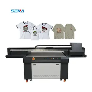 2024 terbaru 1300*900mm Format besar mesin cetak Digital Inkjet UV Flatbed Printer DIY cetak datar