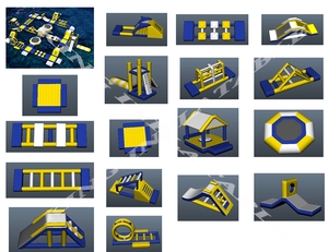 Amusement joyeux gonflable flottant mer parc aquatique équipement mer grande <span class=keywords><strong>eau</strong></span> jouets Aqua Park - Product Image 2