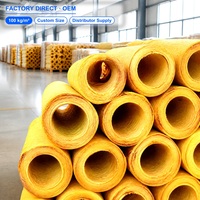 Laine minérale en tube, laine de roche en section, densité 100 kg/m³, logo OEM, taille personnalisée, directement de l'usine, pour distributeurs et entrepreneurs