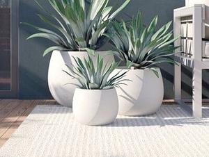 Maceta <span class=keywords><strong>de</strong></span> decoración interior para el hogar, artículos grandes <span class=keywords><strong>de</strong></span> jardinería, maceta FRP - Product Image 5