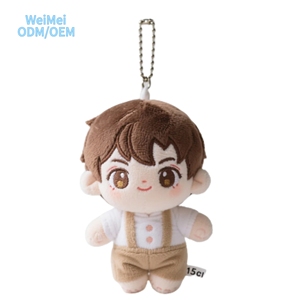Tùy Chỉnh Chất Lượng Cao Bông Người Nổi Tiếng Ngoại Vi Đồ Chơi Sang Trọng Tùy Chỉnh Thần Tượng Sang Trọng Mini Phim Hoạt Hình Búp Bê Mặt Dây Chuyền Keychain 10-15Cm - Product Image 1