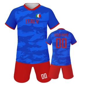 トレンドサッカークラブユニフォーム サッカーTシャツ 通気性フットボールユニフォームセット サッカージャージセット 速乾フットボールキット - Product Image 2