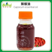 Huile Essentielle de Capsaïcine Naturelle (Graines de Piment Rouge) Distillée à la Vapeur, Prix de Gros, Antibactérienne, Soulagement de la Douleur, Massage