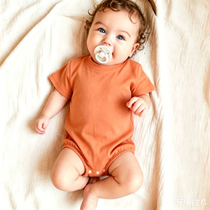 Body Neonato in Cotone Organico Lavorato a Maglia con Spalle Scivolate e Maniche Corte, Tutina a Bolle per Bambina, Vendita all'Ingrosso - Product Image 1