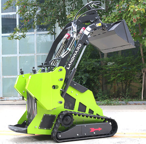 Landward Mini Skid Steer Manufacturer Portable Loaders New <b>Stand</b> Front End with Attachments for Sale Low Maintenance / - Product Image 4